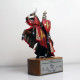 Model Knight mounted on Wooden Base with printed Deal Info