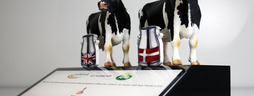Bespoke Financial Gift with Model Cows
