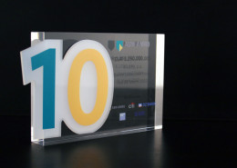 Lucite Financial Tombstone